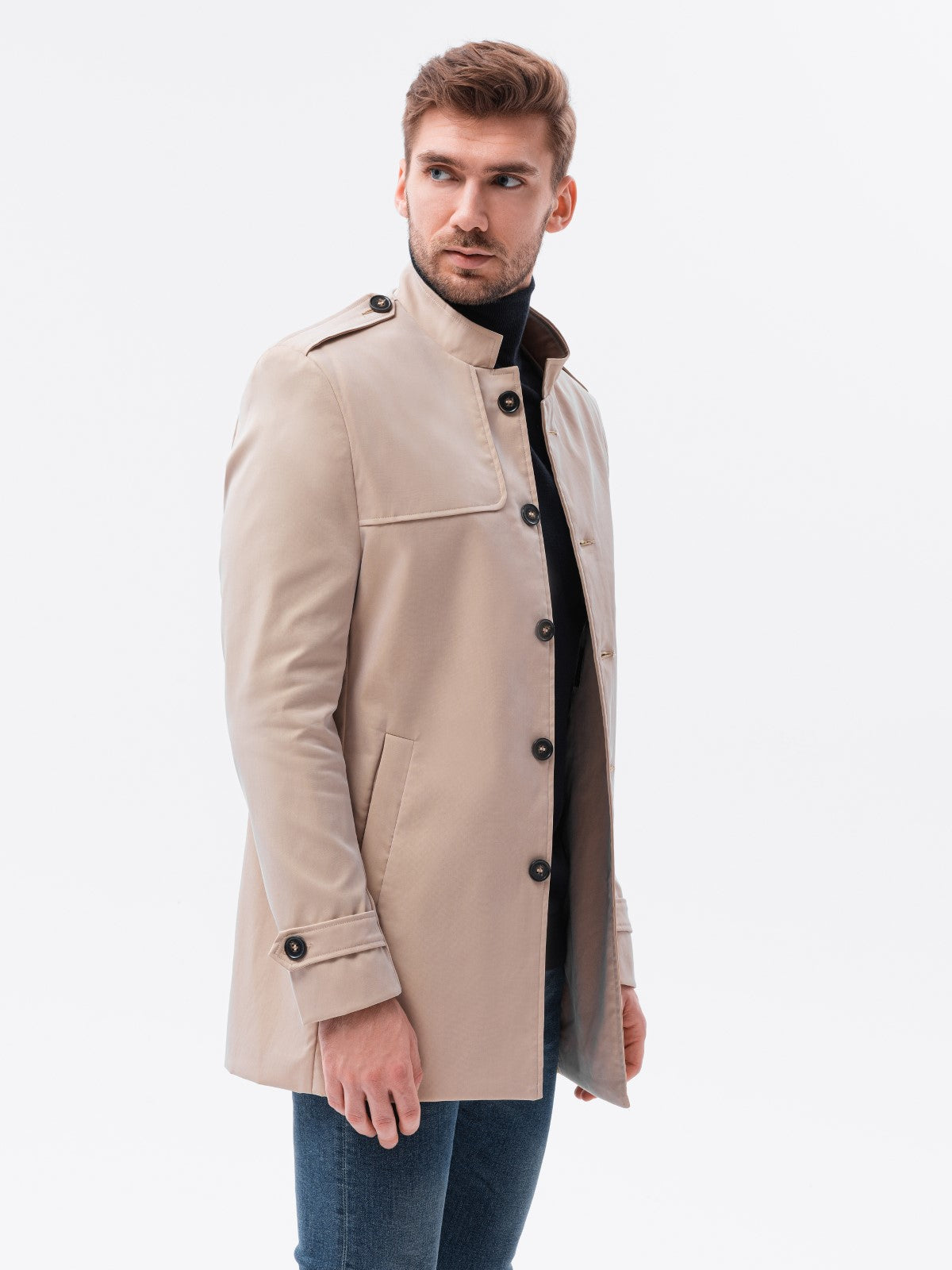 Men's transitional coat Eliot beige-UHXE-M-Urbanheer