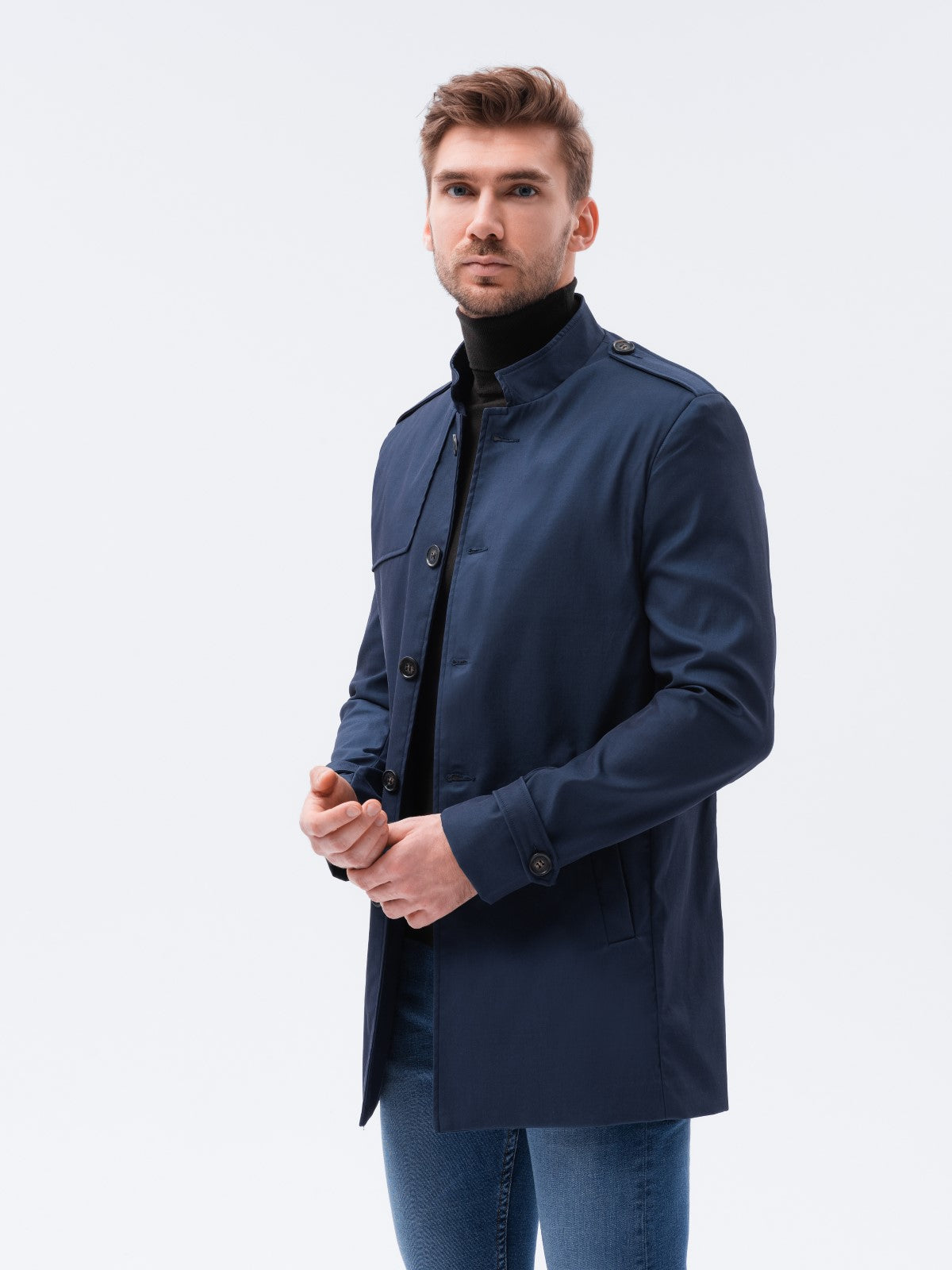 Men's transitional coat Eliot navy-UHXE-S-Urbanheer