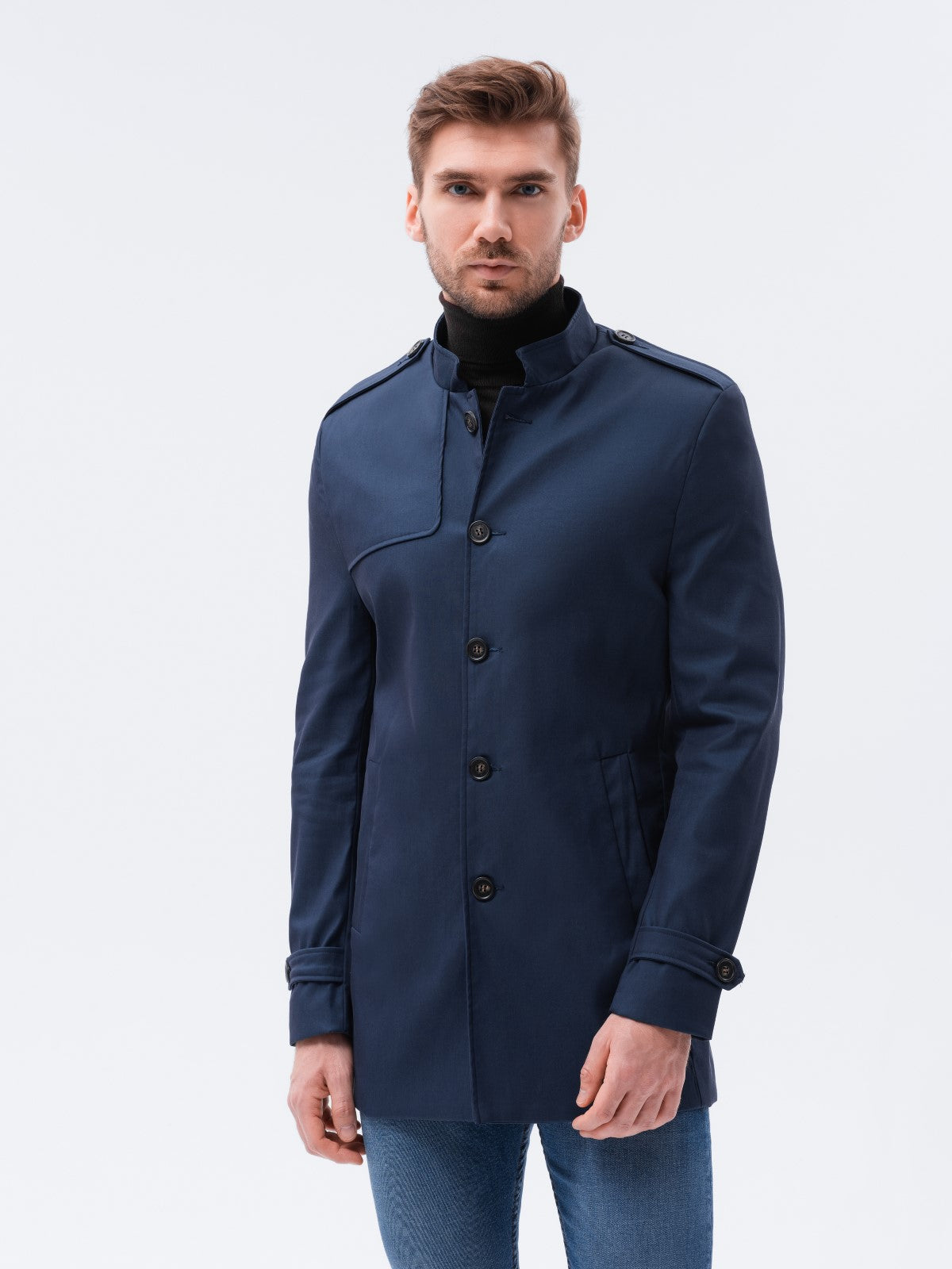 Men's transitional coat Eliot navy-UHXE-S-Urbanheer