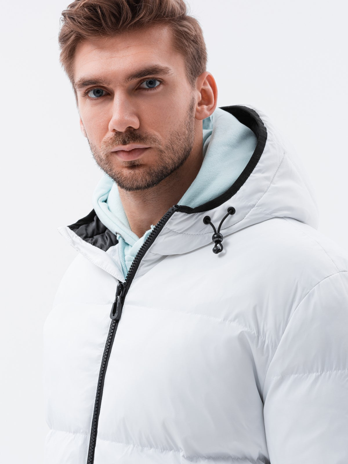 Men's winter jacket Loil white-UHXE-L-Urbanheer