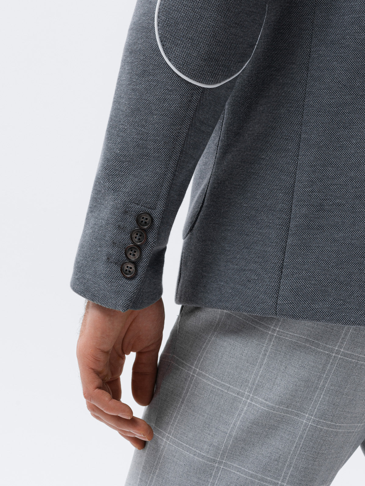 Men's elegant Rocco jacket grey-UHXE-L-Urbanheer