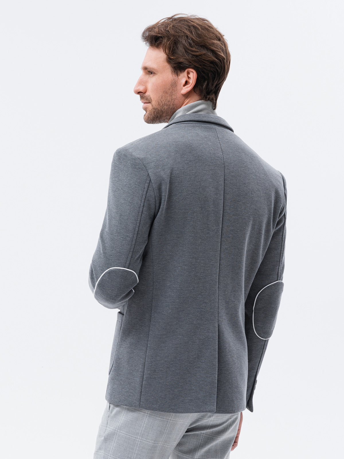 Men's elegant Rocco jacket grey-UHXE-L-Urbanheer