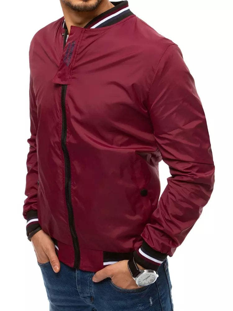 Men'S Transition Jacket Cyri Burgundy-UHXE-XXL-Urbanheer