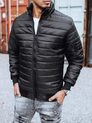 Men'S Quilted Transition Jacket Bailar Black-UHXE-XXL-Urbanheer
