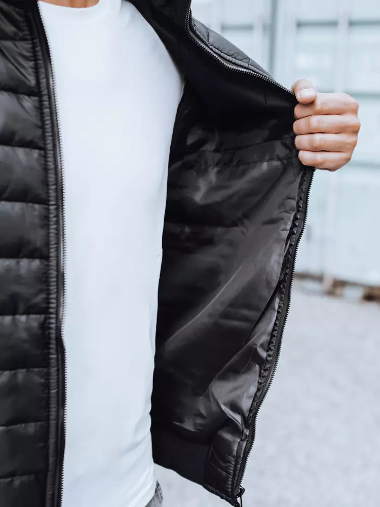 Men'S Quilted Transition Jacket Bailar Black-UHXE-XXL-Urbanheer