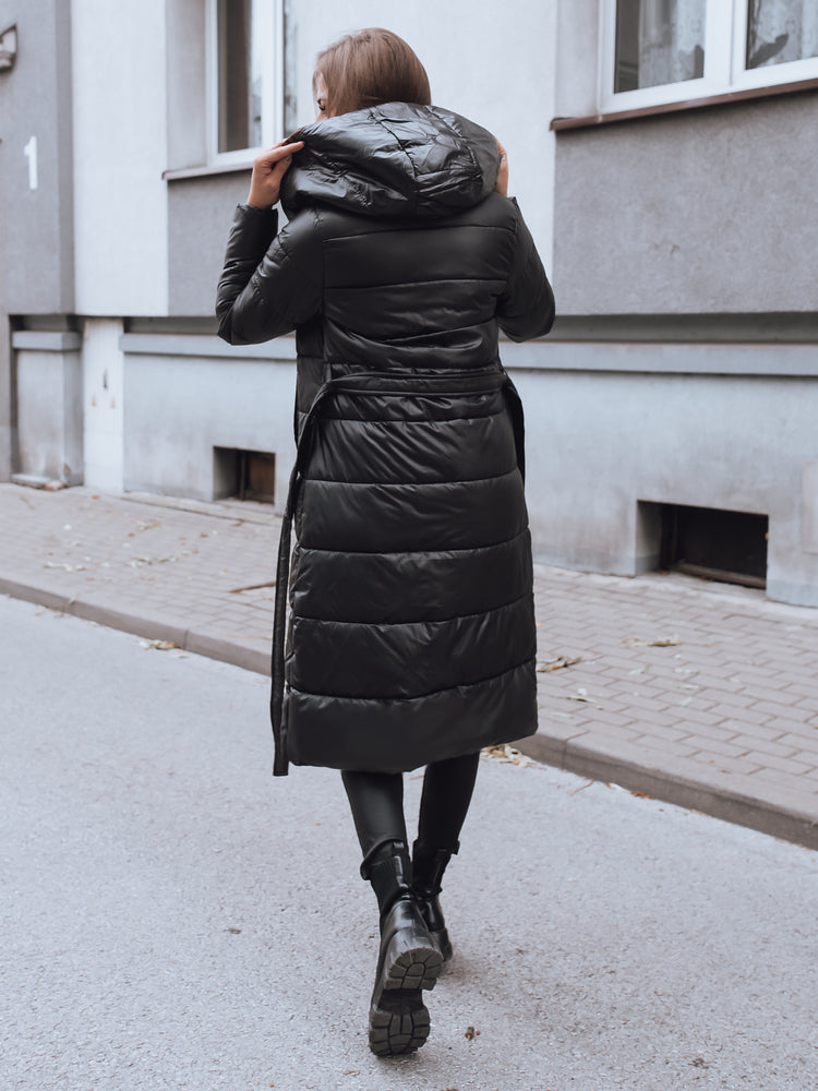 Women'S Quilted Jacket Camy Black-UHXE-XXL-Urbanheer