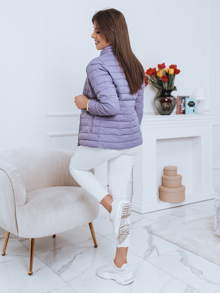 Women's quilted jacket Village purple-UHXE-S-Urbanheer