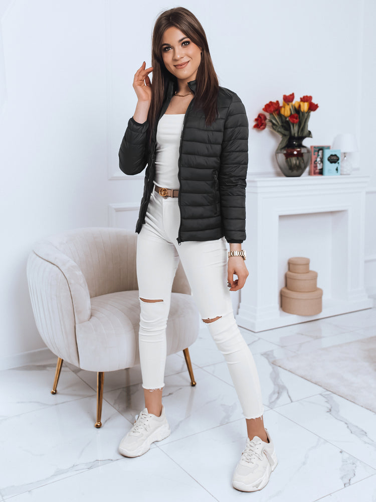 Women's quilted jacket Village black-UHXE-XL-Urbanheer