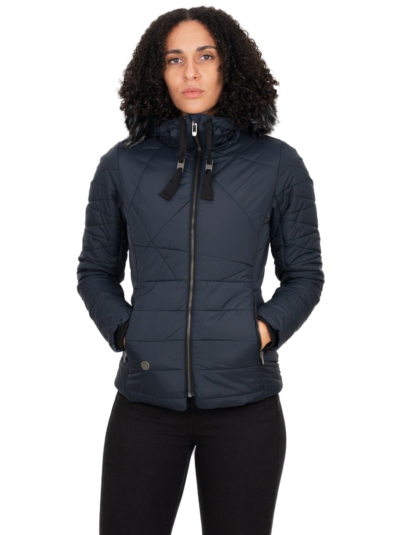 women's jacket Pinna Anthracite dark blue-UHXE-S-Urbanheer