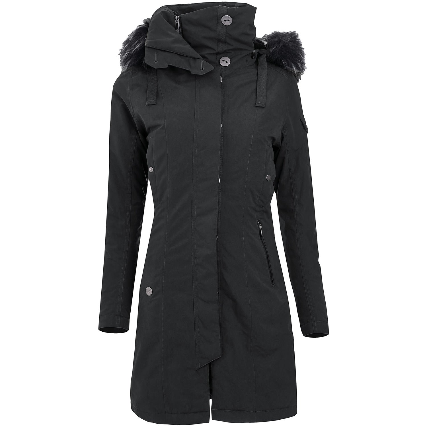 Women'S Jacket Ventus Calida Pirate Black Black-UHXE-XS-Urbanheer