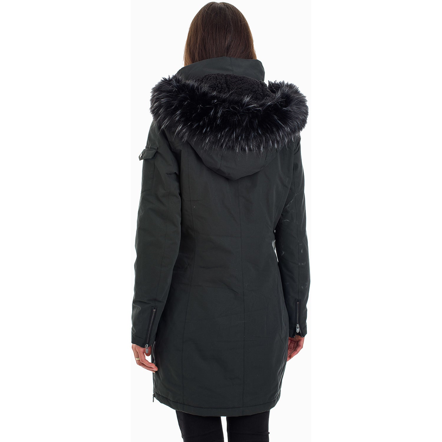 Women'S Jacket Ventus Calida Pirate Black Black-UHXE-XS-Urbanheer