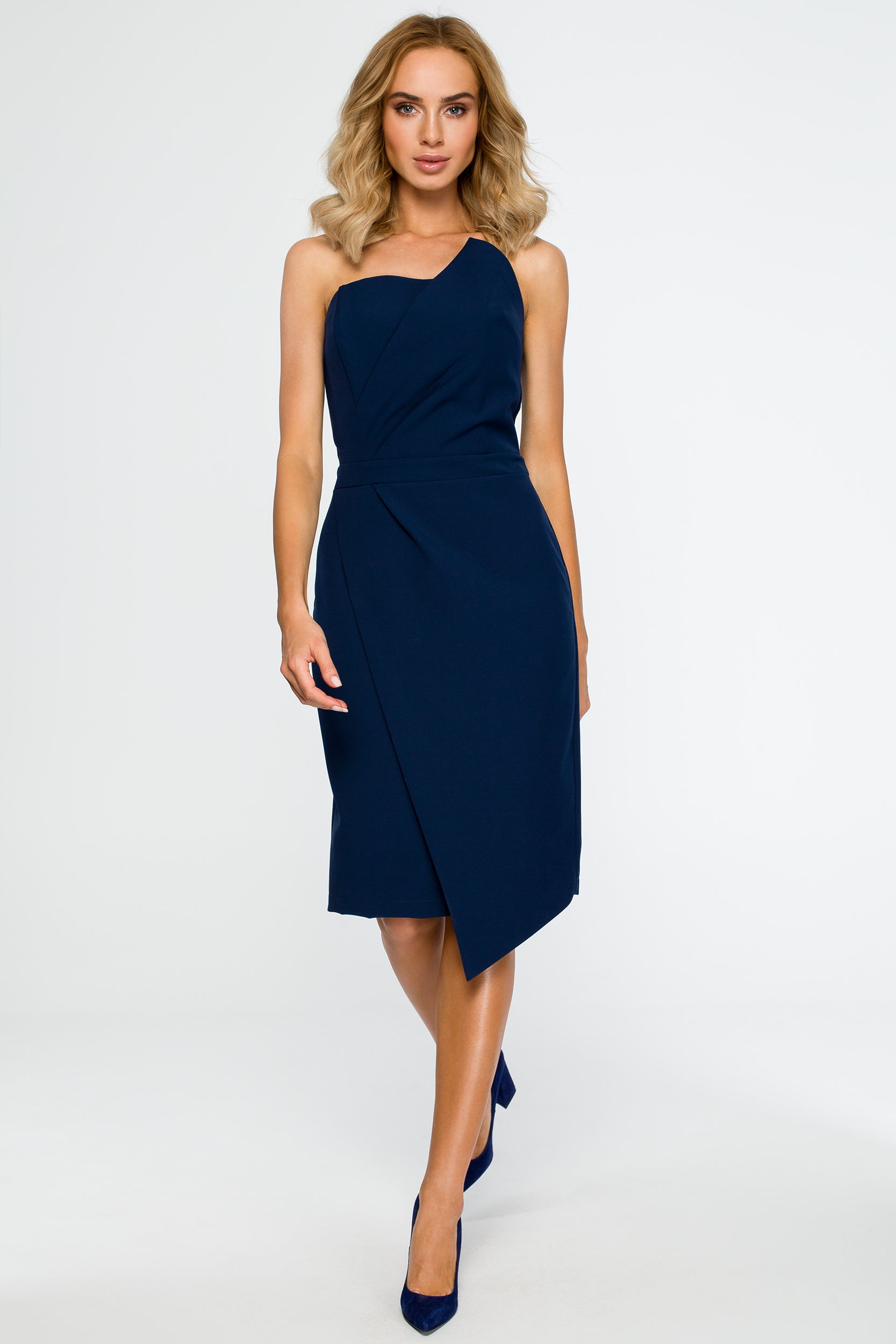 Agent Dark Blue Dress-UHXE-L-Urbanheer
