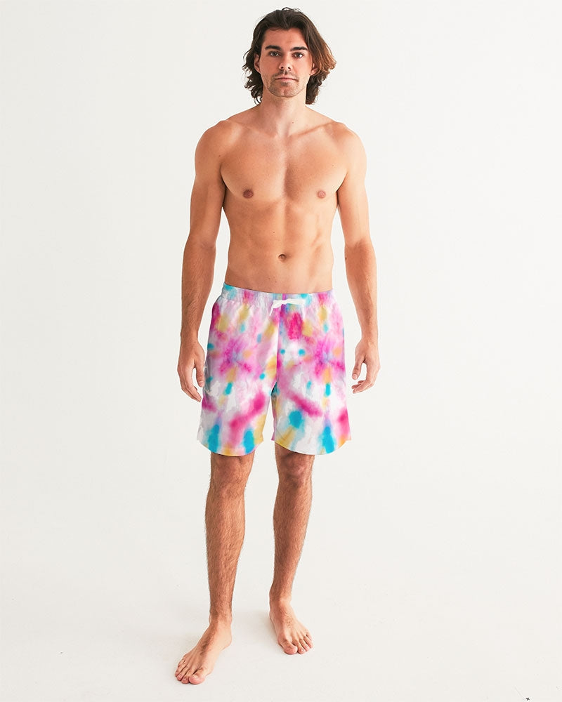 Tie-Dye-For 7" Classic Men Swim Trunk-Kin Custom-XS-Urbanheer
