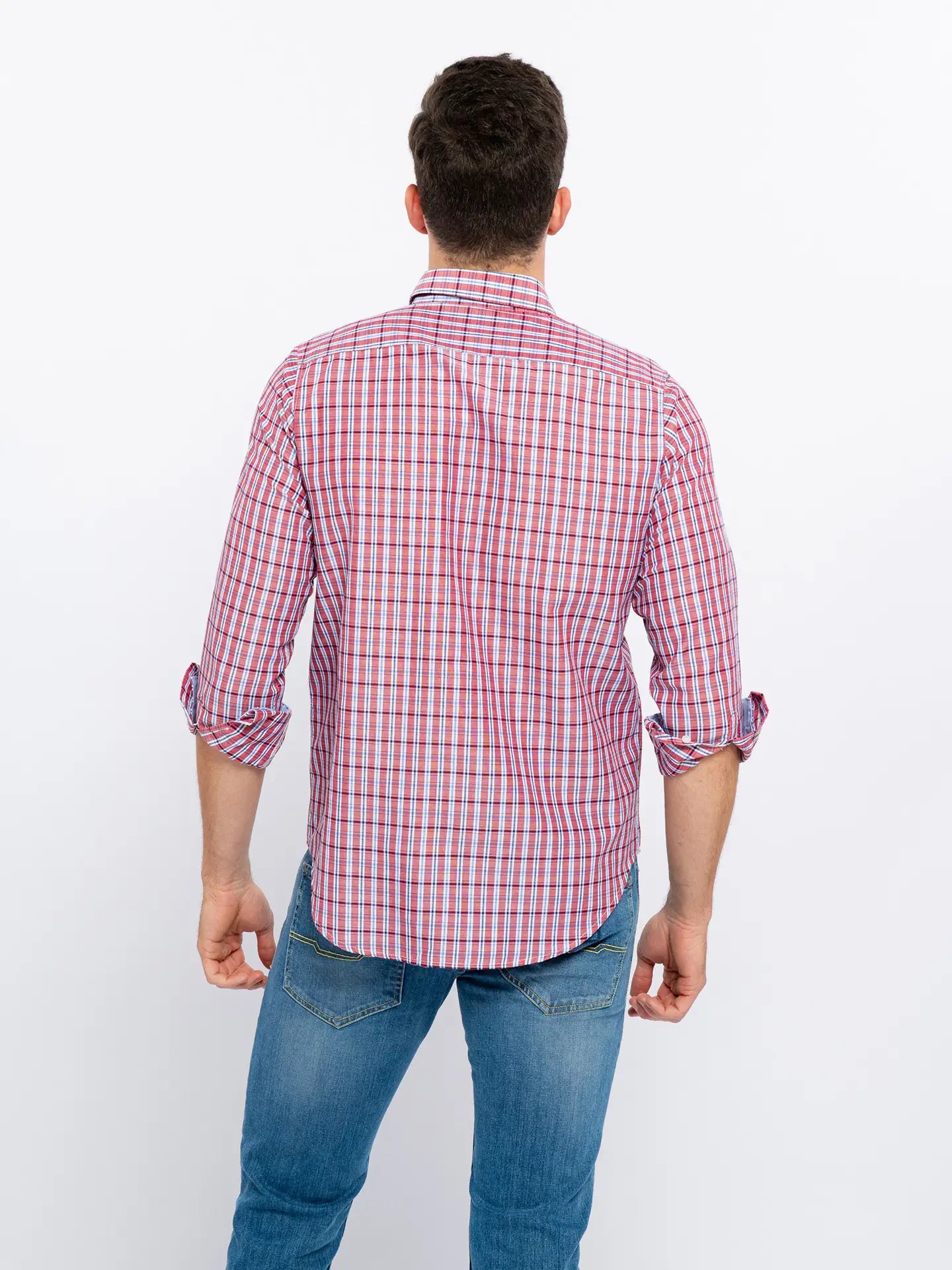 Smf Check Shirt - Red-Dresses-SMF-S-Urbanheer