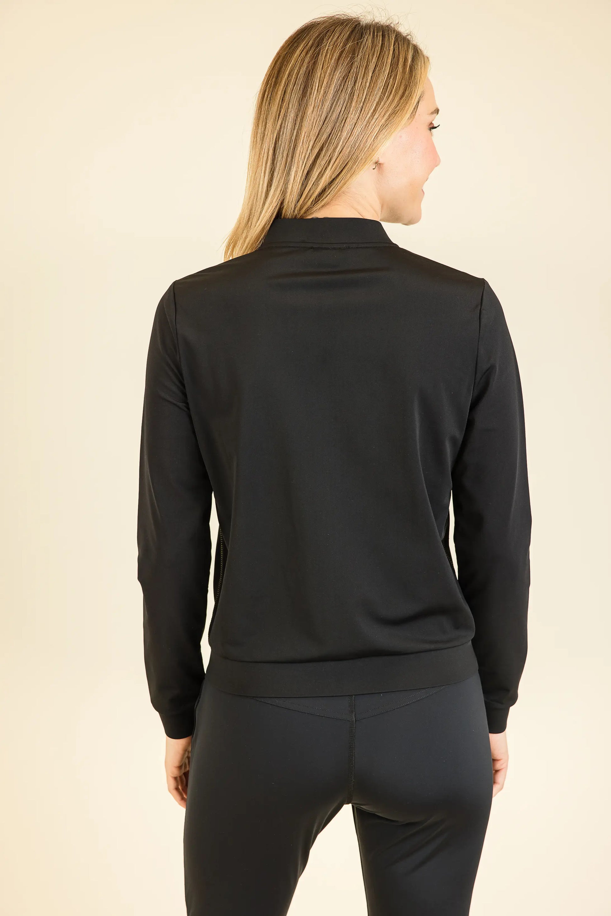 Kimy Plain Blouson Jacket Black/Black-HBT-XXS-Urbanheer