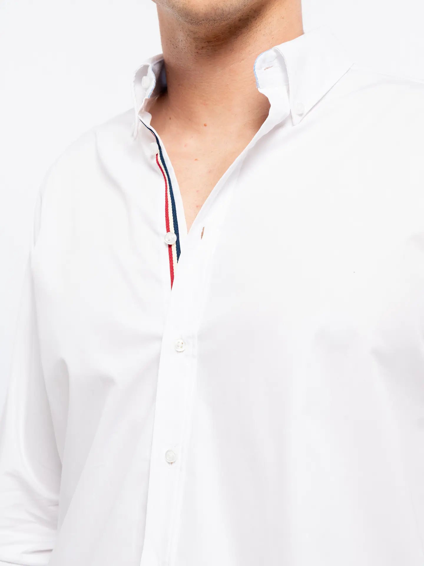 Classic White Cotton Shirt-Dresses-SMF-S-Urbanheer