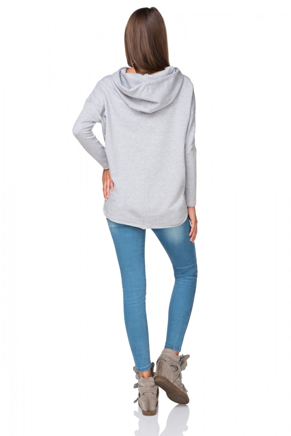 Women Cloudsoft Comfort Sweatshirt 107345 Tessita-Clothing - Women-Tessita-grey-S/L-Urbanheer