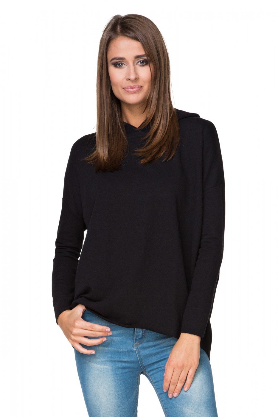 Women Cloudsoft Comfort Sweatshirt 107346 Tessita-Tessita-black-S/L-Urbanheer