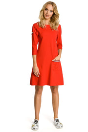 All-Day Comfort: Women Dress-Clothing - Women-Moe-red-L-Urbanheer