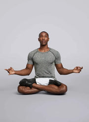 Male Soho Seamless 2.0 Tee - Grey-HPE Activewear-White-M-Urbanheer