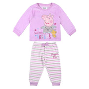 Peppa Pig Velour Cotton Long Pyjamas.-Mastoys-2 years-Urbanheer