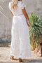 White V Neck Lace Maxi Dress-UHXC-White-(US 4-6)S-Urbanheer
