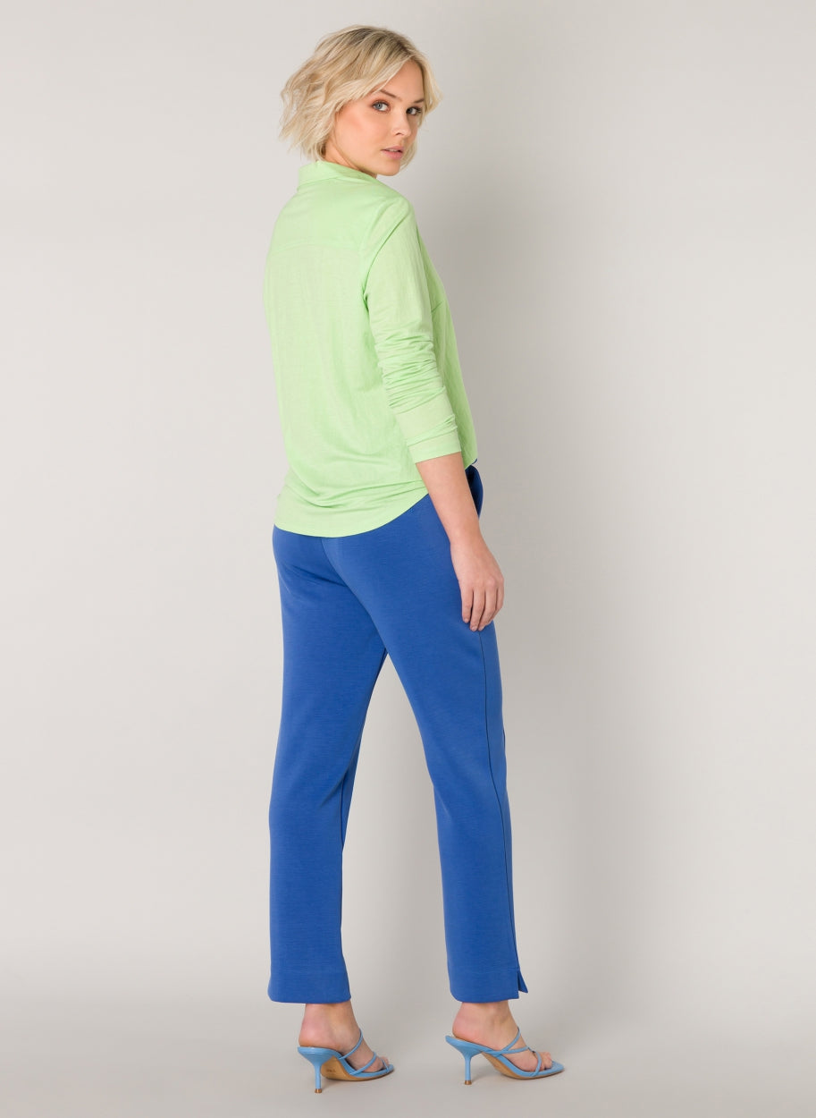 Isoel Soft Jersey Blouse-Yest-2-Green-Urbanheer