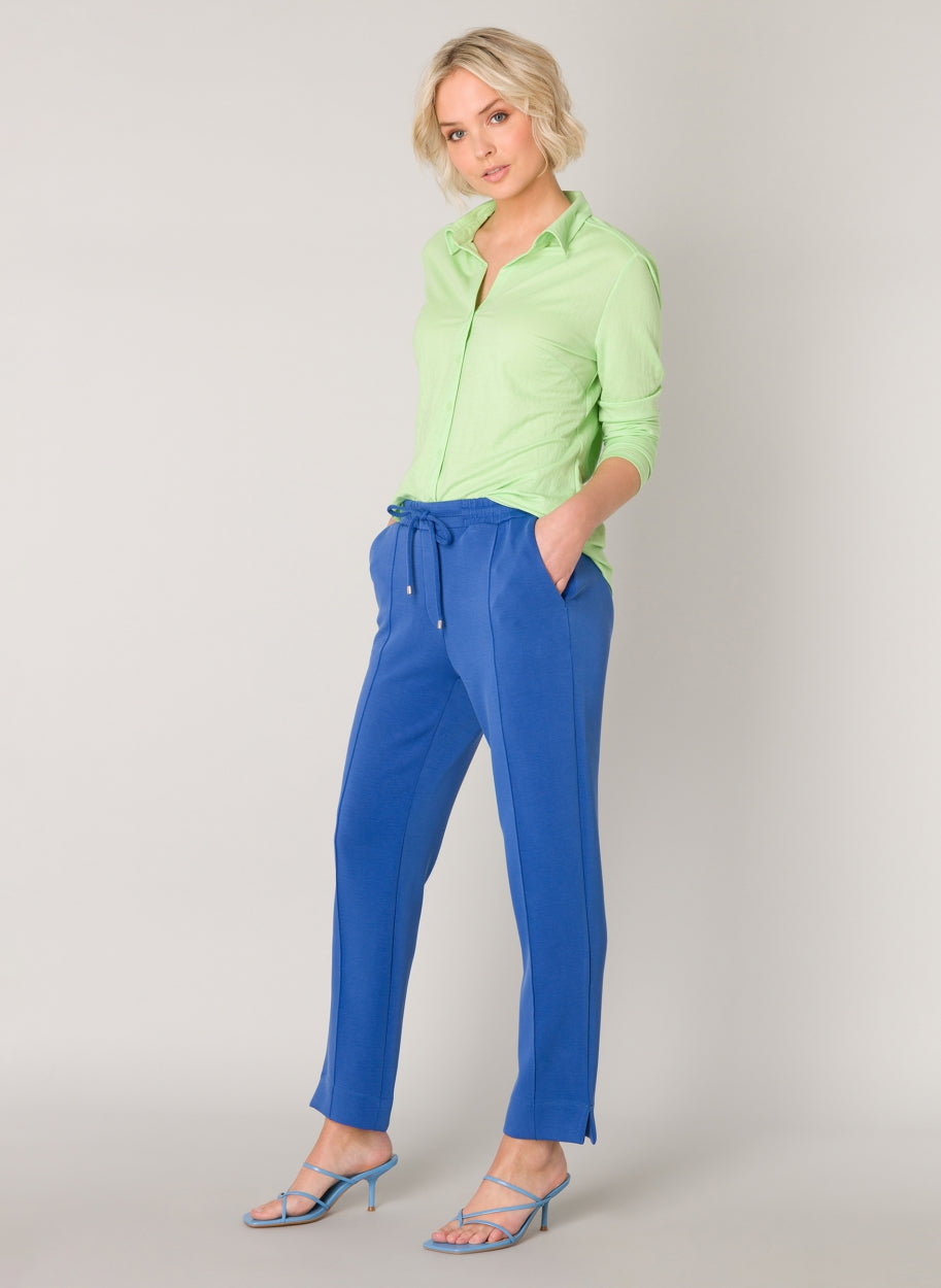 Isoel Soft Jersey Blouse-Yest-2-Green-Urbanheer