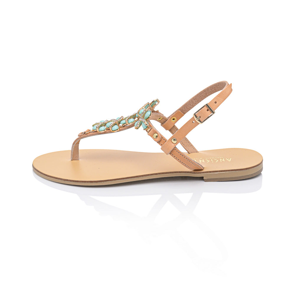 Ancientoo T-Strap Sandals Mariza-T strap-Ancientoo-NUTURAL/NUDE-US 5.5 / EU 36-Urbanheer
