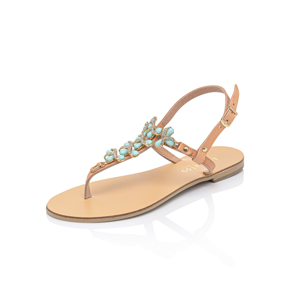 Ancientoo T-Strap Sandals Mariza-T strap-Ancientoo-NUTURAL/NUDE-US 5.5 / EU 36-Urbanheer