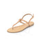 Ancientoo Sandals Brizo-T strap-Ancientoo-NUDE/NUDE-US 8 / EU 39-Urbanheer