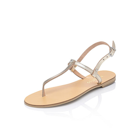 Ancientoo T-Straps Sandals Peitho-T strap-Ancientoo-GOLD/NUDE-US 5.5 / EU 36-Urbanheer