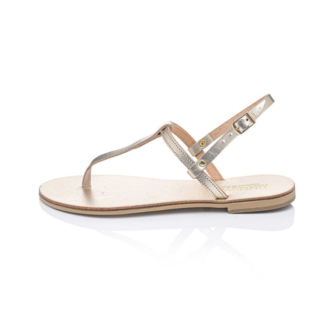 Ancientoo Sandals Brizo-T strap-Ancientoo-NUDE/NUDE-US 8 / EU 39-Urbanheer