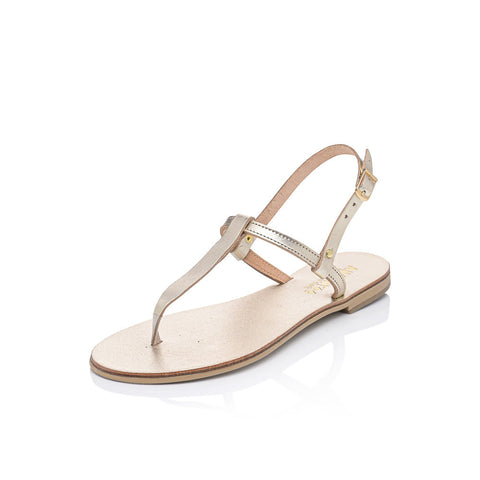 Ancientoo Sandals Brizo-T strap-Ancientoo-NUDE/NUDE-US 8 / EU 39-Urbanheer