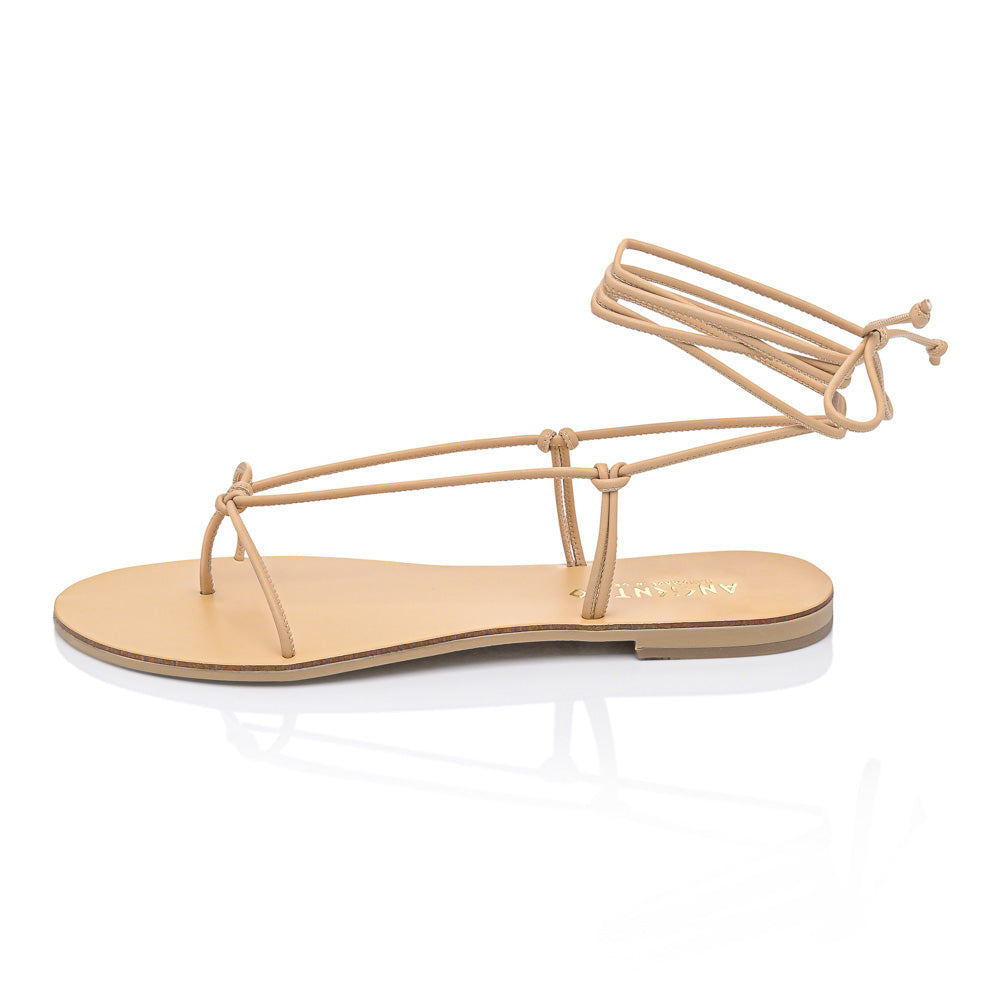 Ancientoo Gladiator Lito Cord-Sandals-Ancientoo-NUDE / NUDE-US 6 / EU 37-Urbanheer