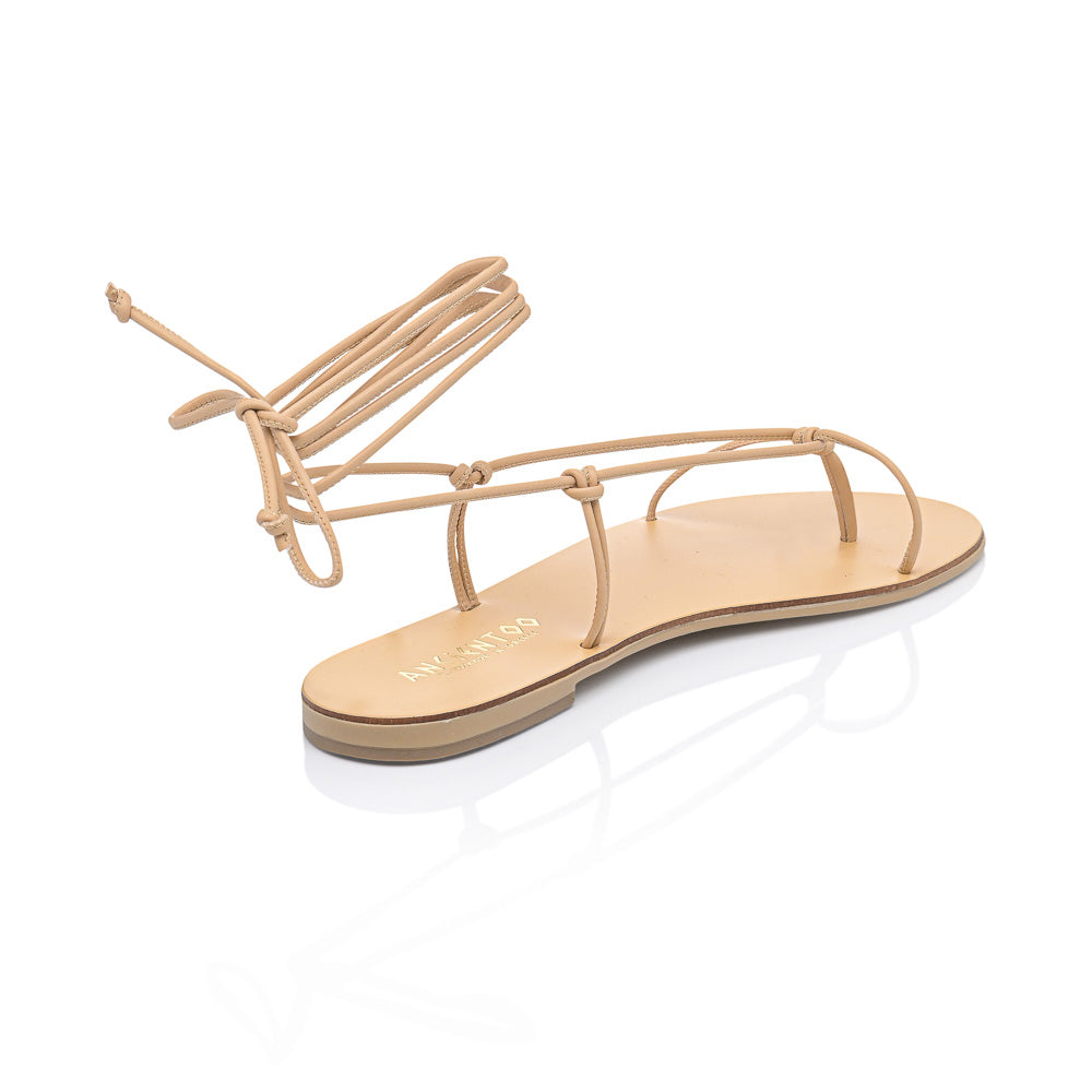 Ancientoo Gladiator Lito Cord-Sandals-Ancientoo-NUDE / NUDE-US 6 / EU 37-Urbanheer