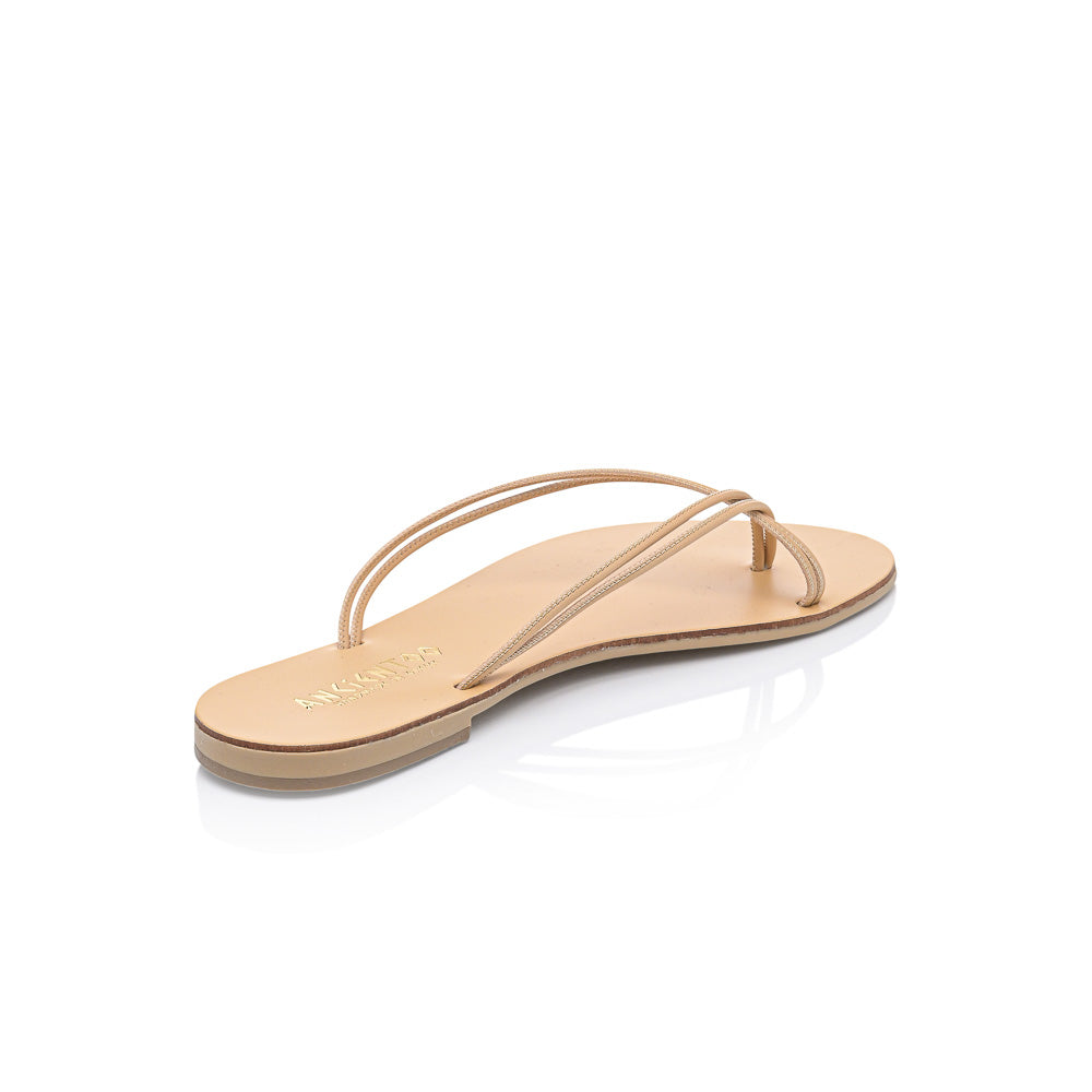 Ancientoo Flip Flops Aphaea Cord-Flip Flops-Ancientoo-NUDE/NUDE-US 5.5 / EU 36-Urbanheer