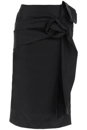 Simone rocha pencil skirt with floral applique-Simone Rocha-6-Urbanheer