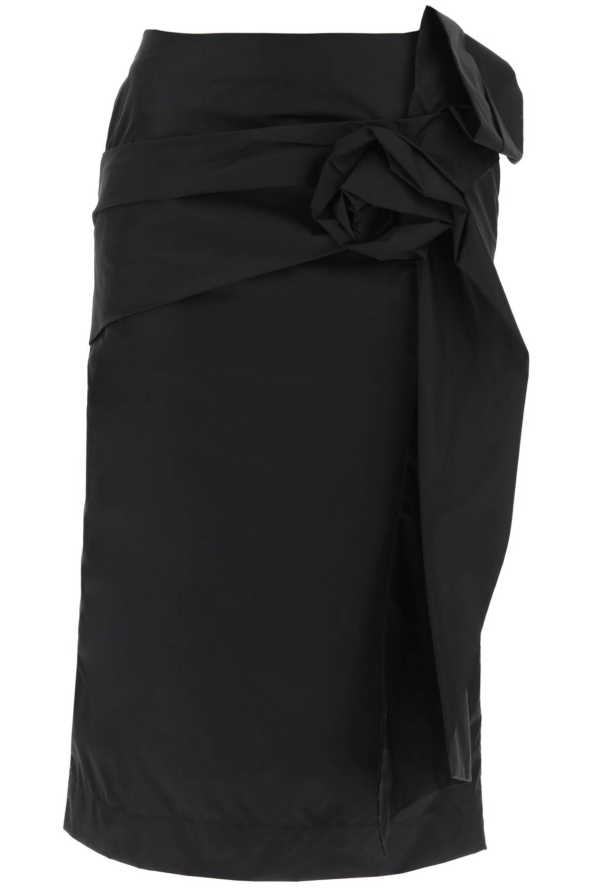Simone rocha pencil skirt with floral applique-Simone Rocha-6-Urbanheer