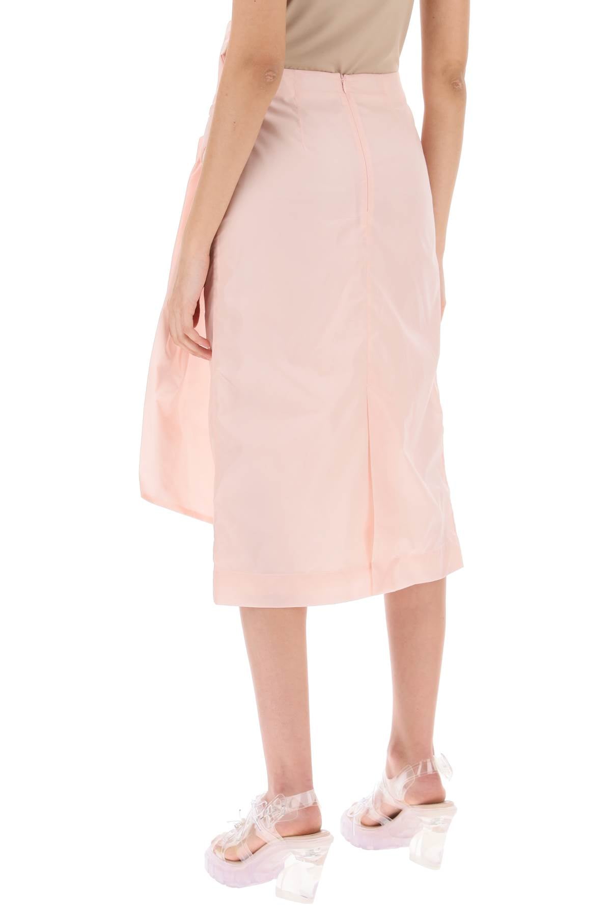 Simone rocha pencil skirt with floral applique-Simone Rocha-6-Urbanheer