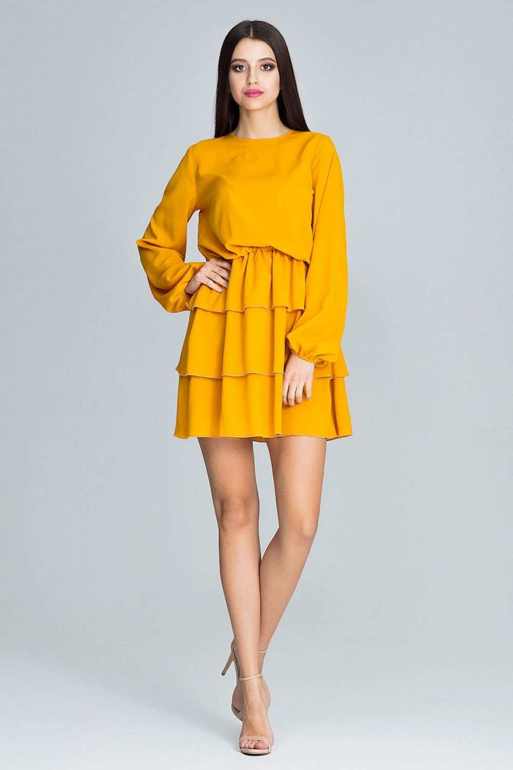 All-Day Comfort: Women Dress-Clothing - Women-Figl-yellow-L-Urbanheer