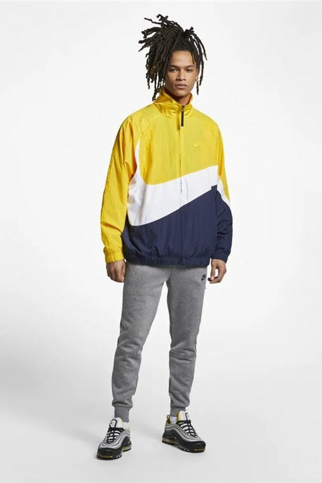 Men'S Sports Jacket Nike Sportswear Yellow-Clothing - Men-Nike-S-Urbanheer
