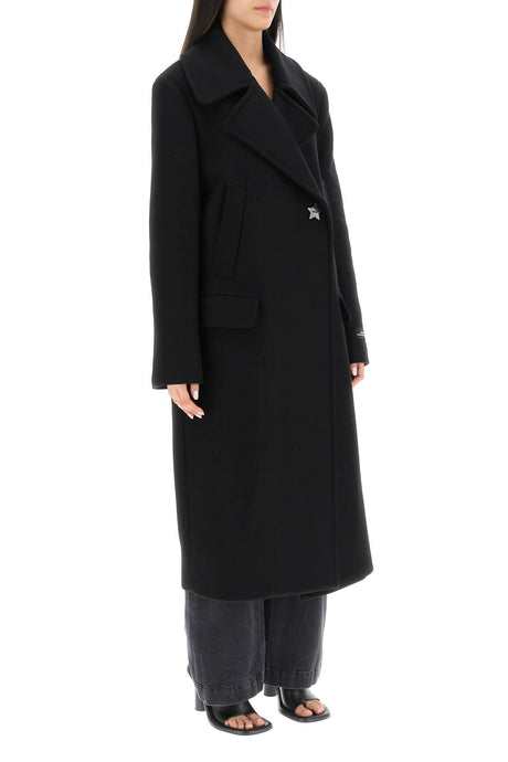 Msgm 'astrophilia' long double-breasted coat