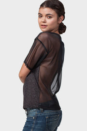 SEXY BACK TOP-Gold Felix-Large-Heather Charcoal / Black-Urbanheer