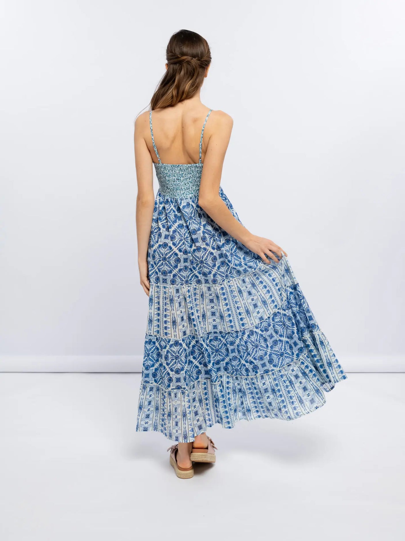 Elegant Fusion Cotton Dress