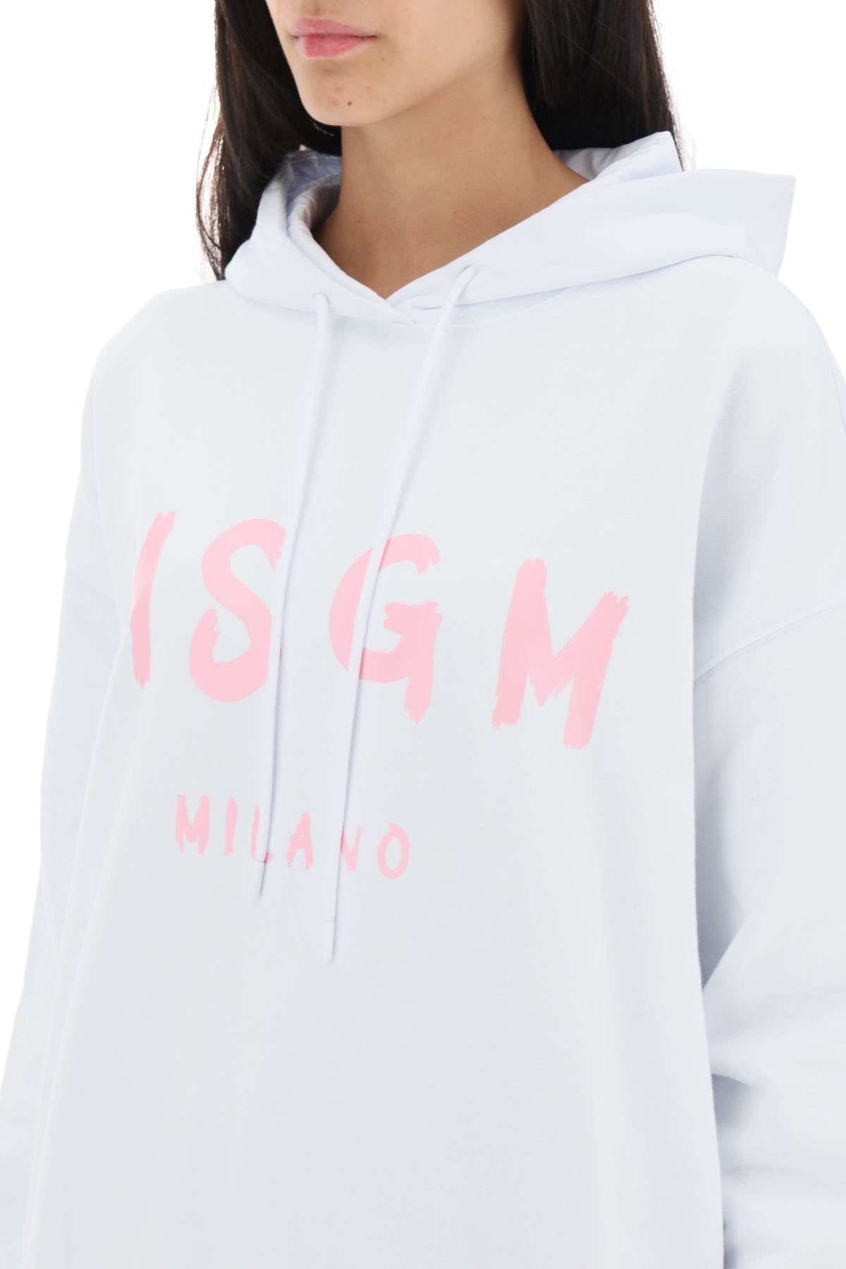 Msgm brushed logo hoodie-MSGM-L-Urbanheer