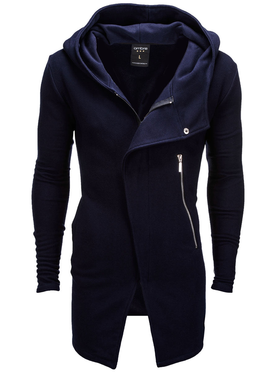 Men's sweatshirt zip hooded Hugo UrbanX navy-UHXE-M-Urbanheer
