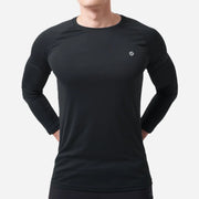 Tm Men Workout Long Sleeve T-Shirt - Black-Clothing - Men-Thousand Miles-XS-Urbanheer