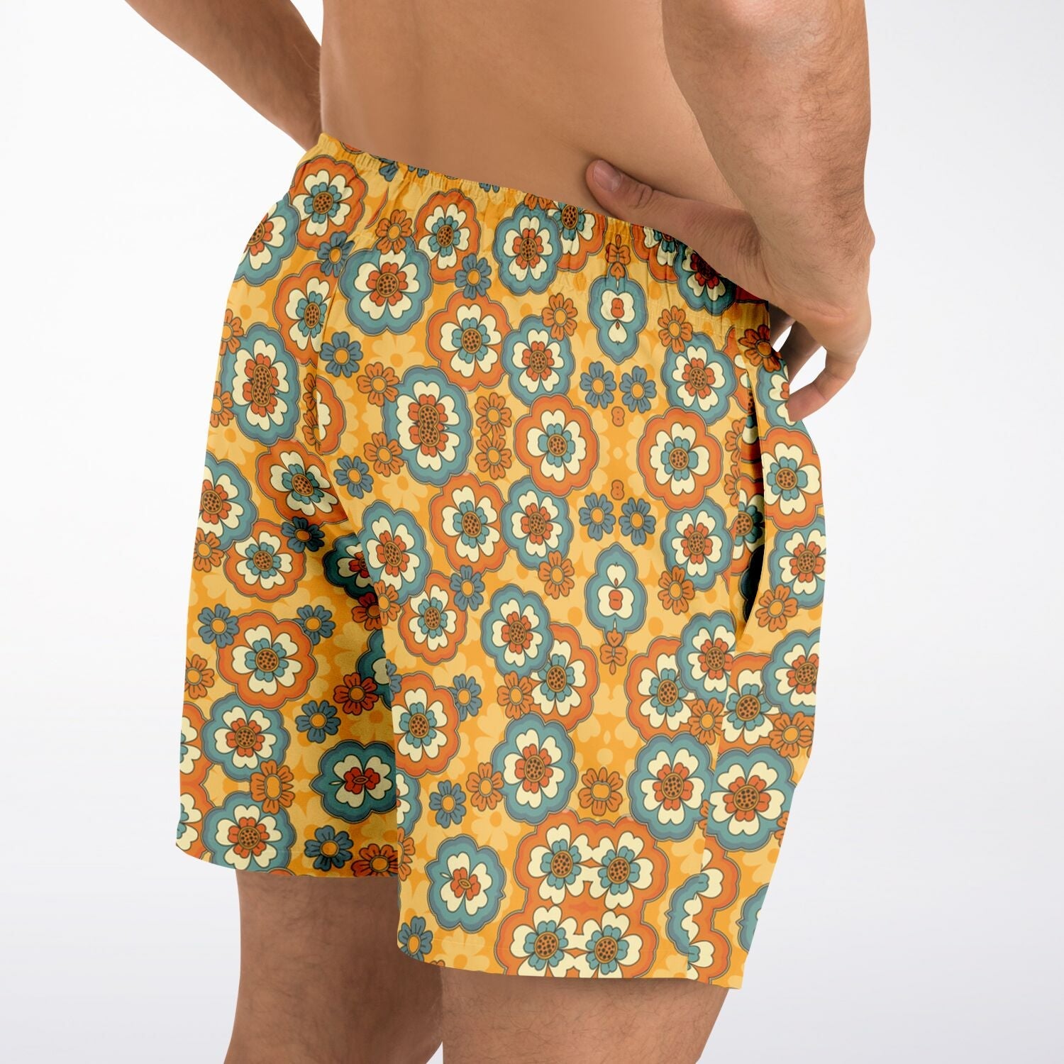 Groovy 5.5" Men Swim Shorts-Subliminator-XS-Urbanheer