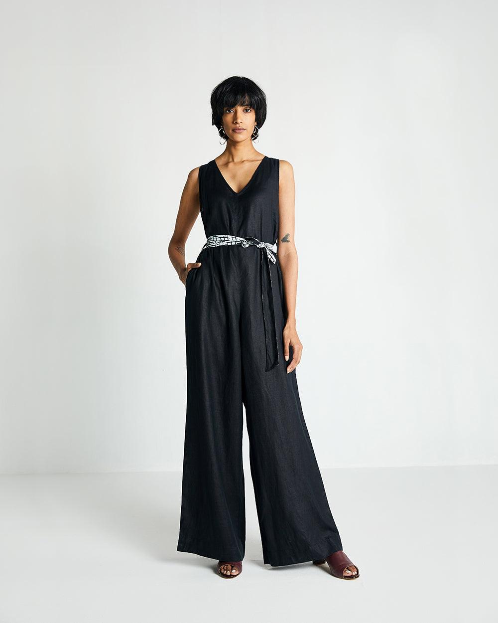 All Around the World Jumpsuit-Jumpsuit-Reistor-Black-XS-Urbanheer